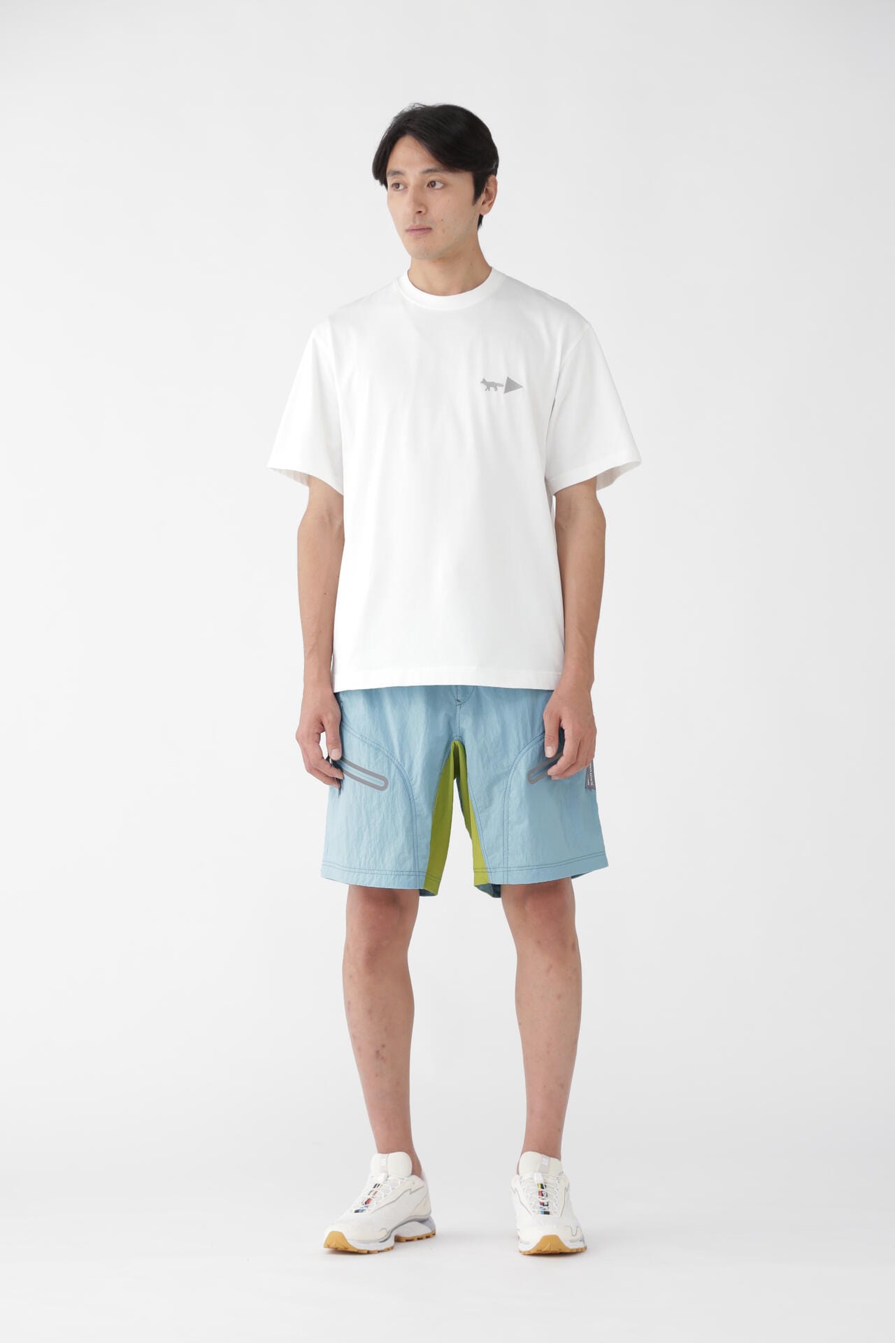 MAISON KITSUNÉ × and wander DRY COTTON T MOUNTAIN