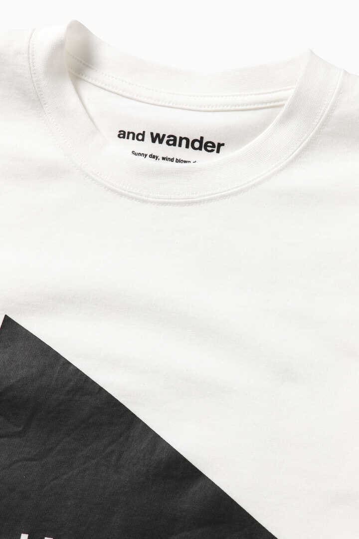 and wander big logo long sleeve T