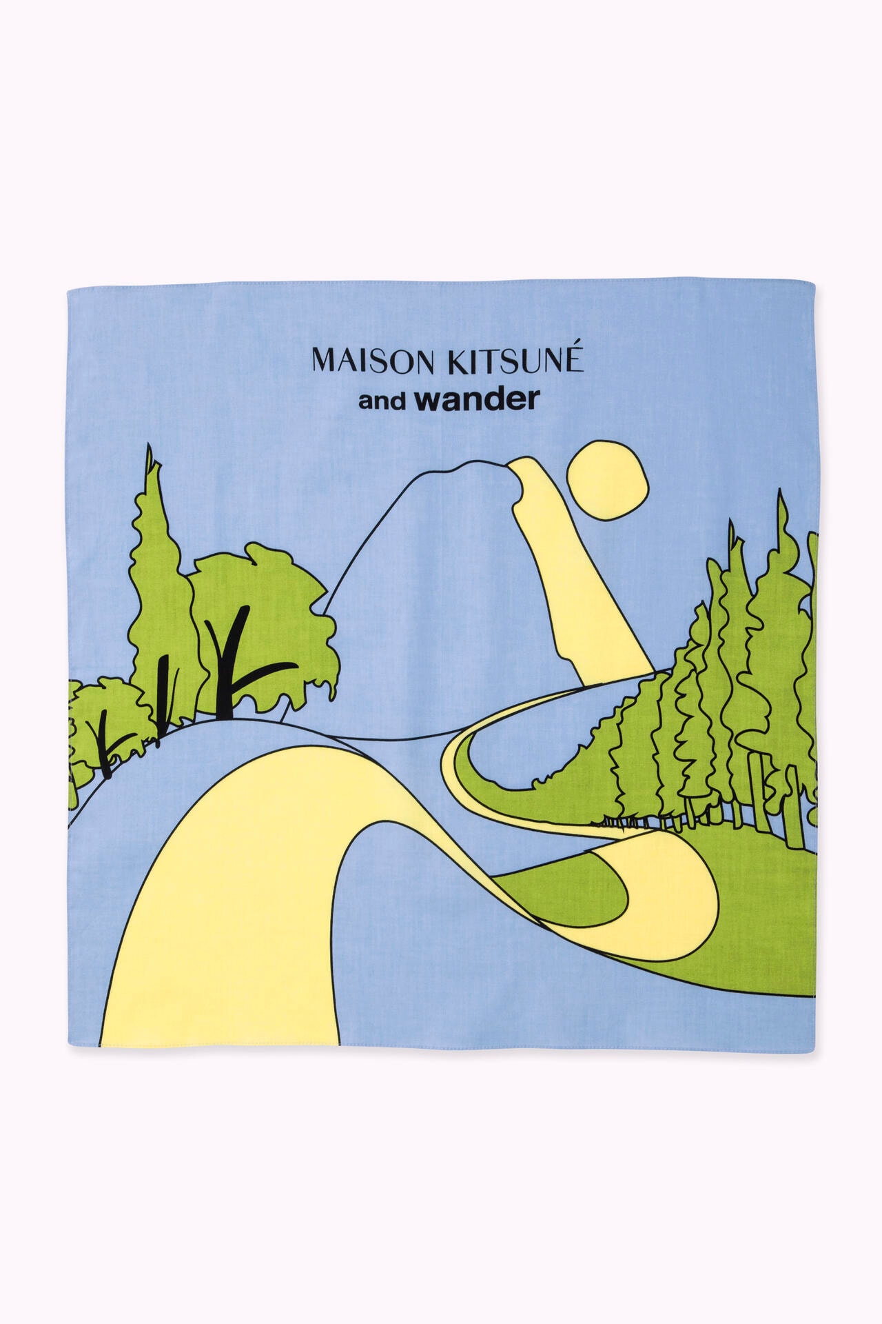 MAISON KITSUNÉ × and wander COTTON BANDANA | goods | and wander