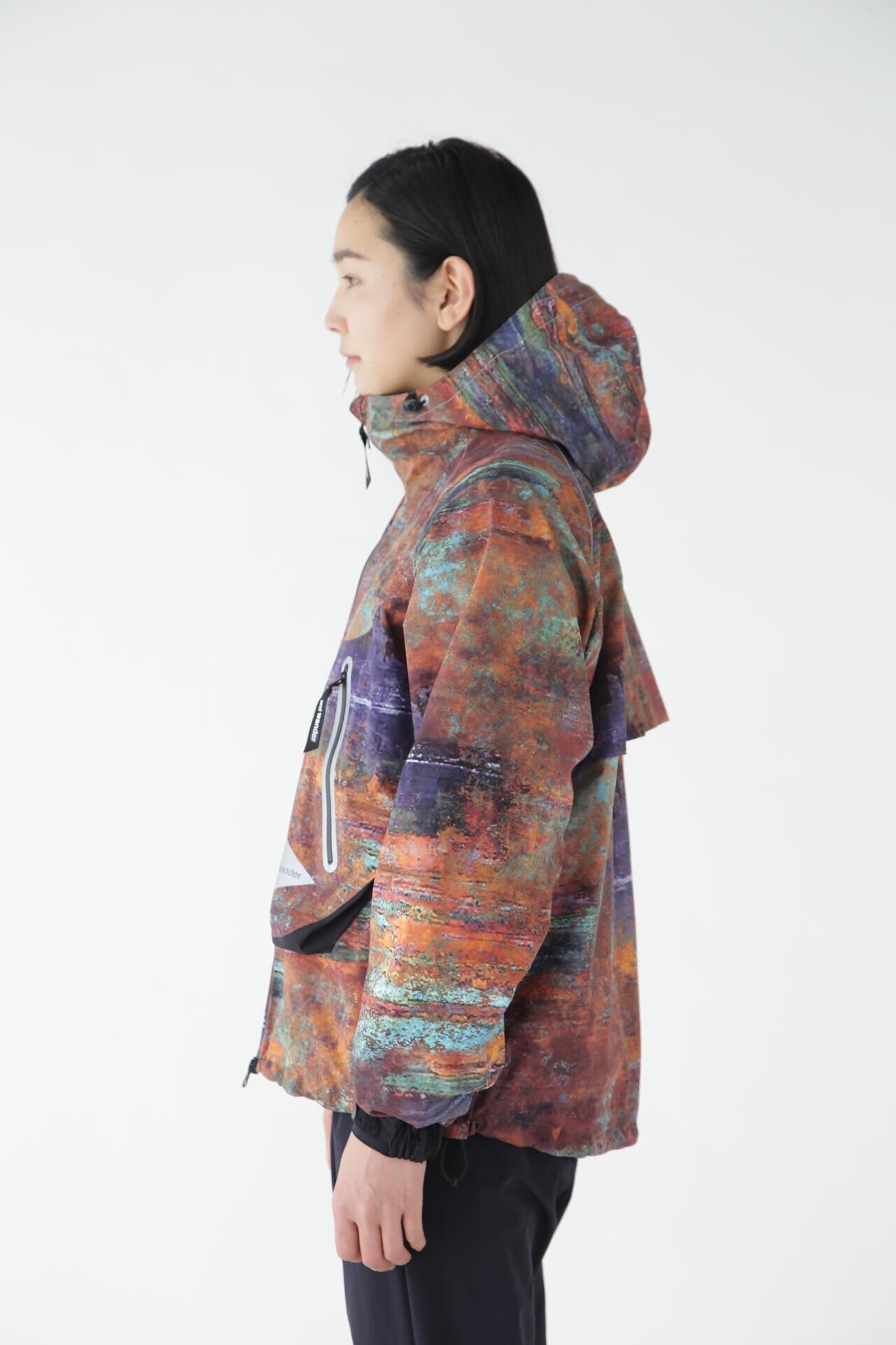 PERTEX printed rain jacket