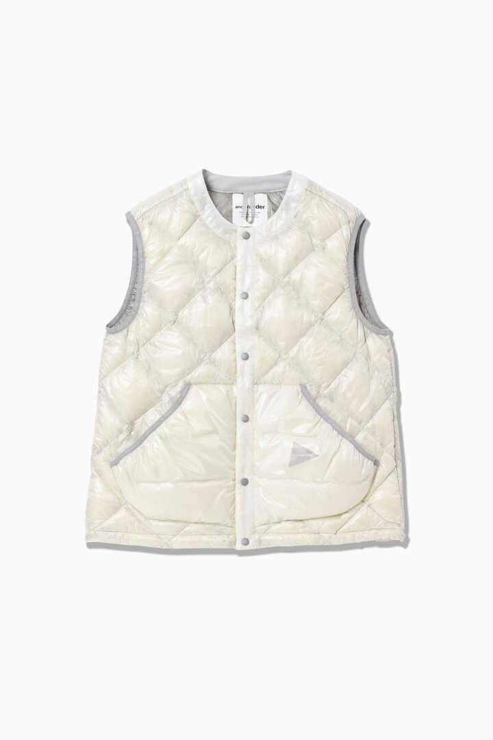 diamond stitch down vest