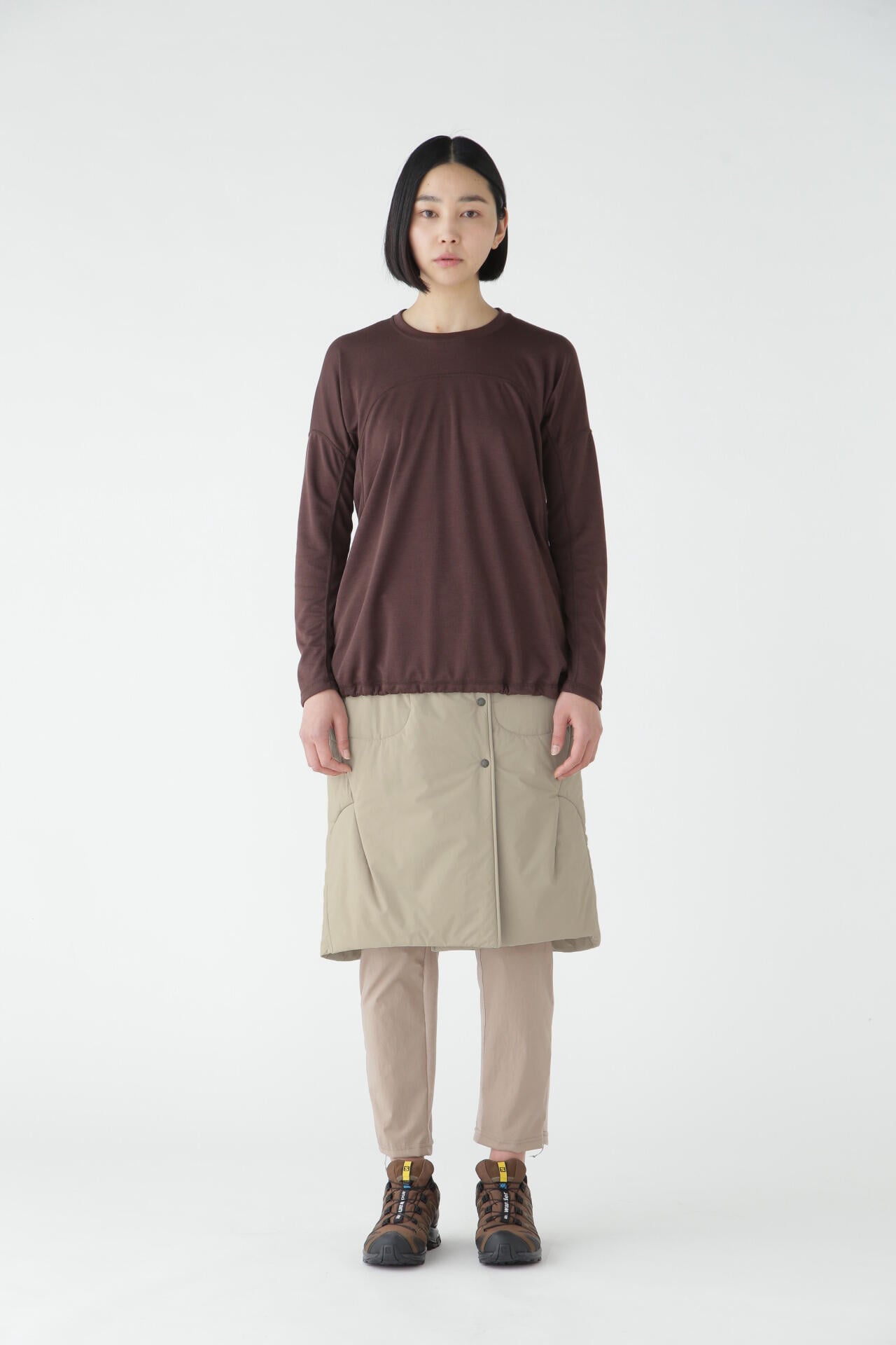 top fleece skirt (W) | bottoms | and wander ONLINE STORE