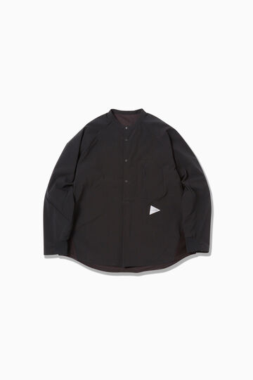 fleece base band collar shirt
