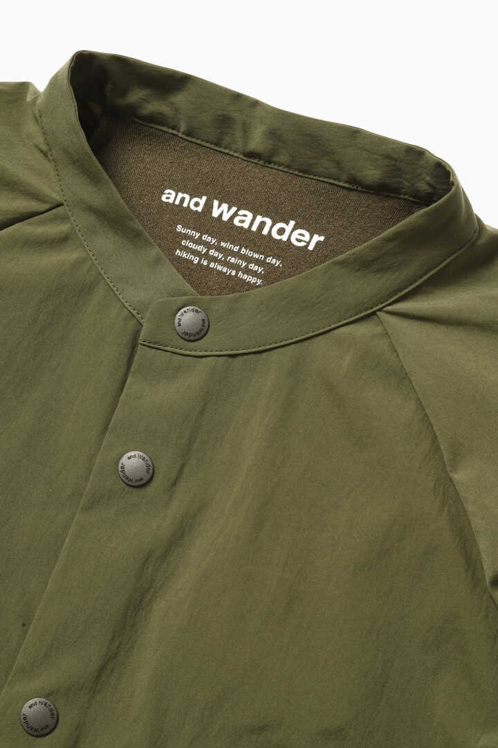 fleece base band collar shirt