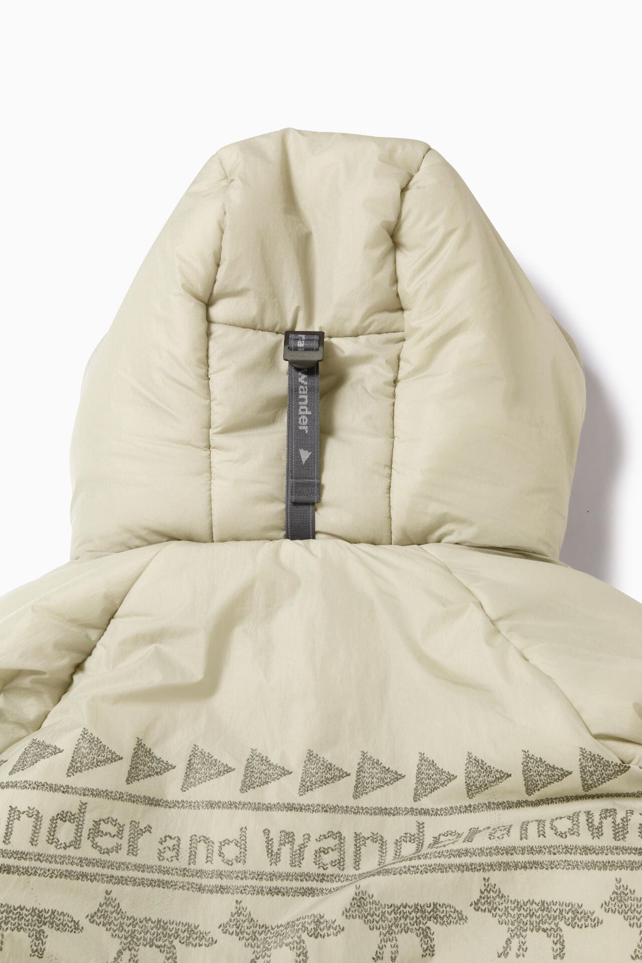 MAISON KITSUNÉ × and wander nordic border insulation jacket 