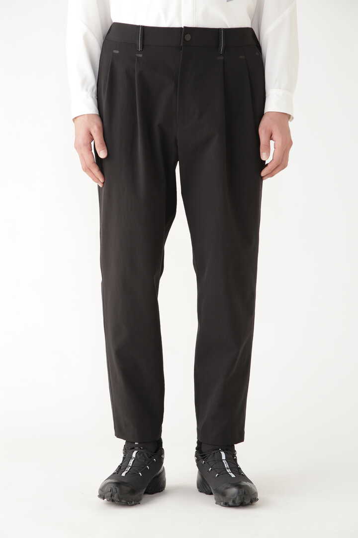 plain tapered stretch pants