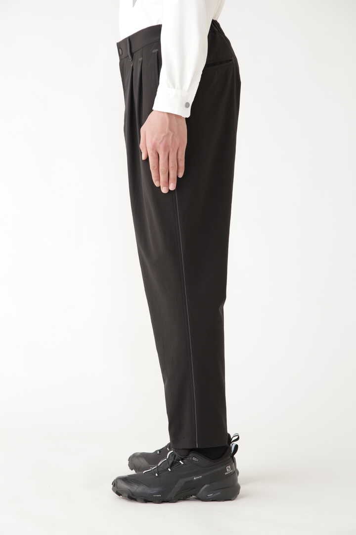 plain tapered stretch pants
