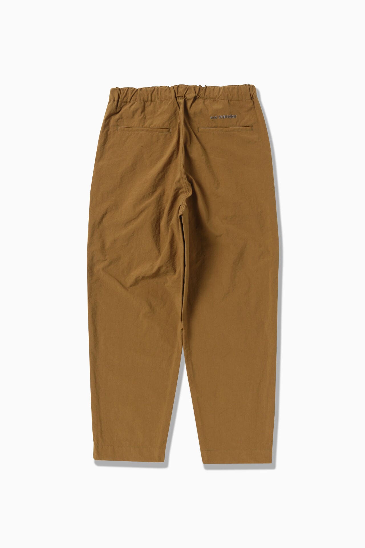 nylon chino tuck tapered pants