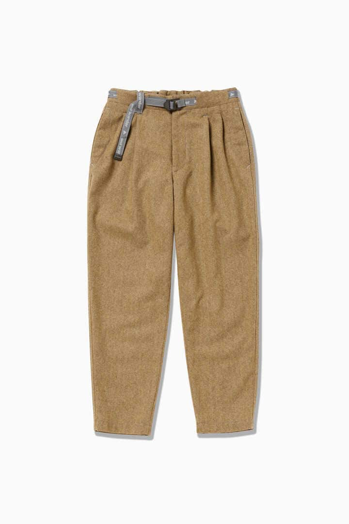 REWOOL tweed tapered pants