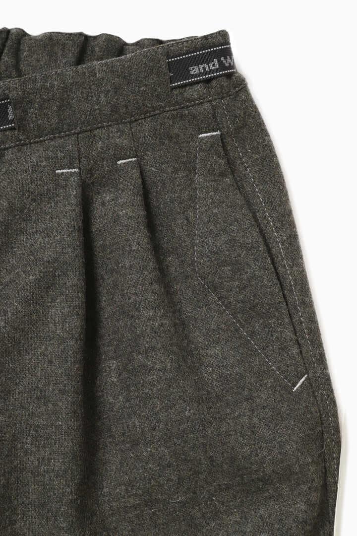REWOOL tweed tapered pants