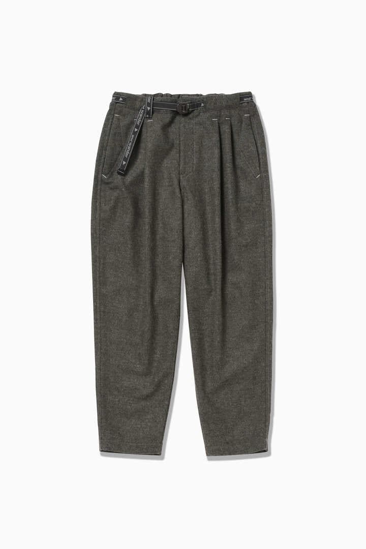 REWOOL tweed tapered pants