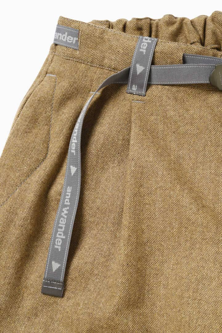 REWOOL tweed wide pants