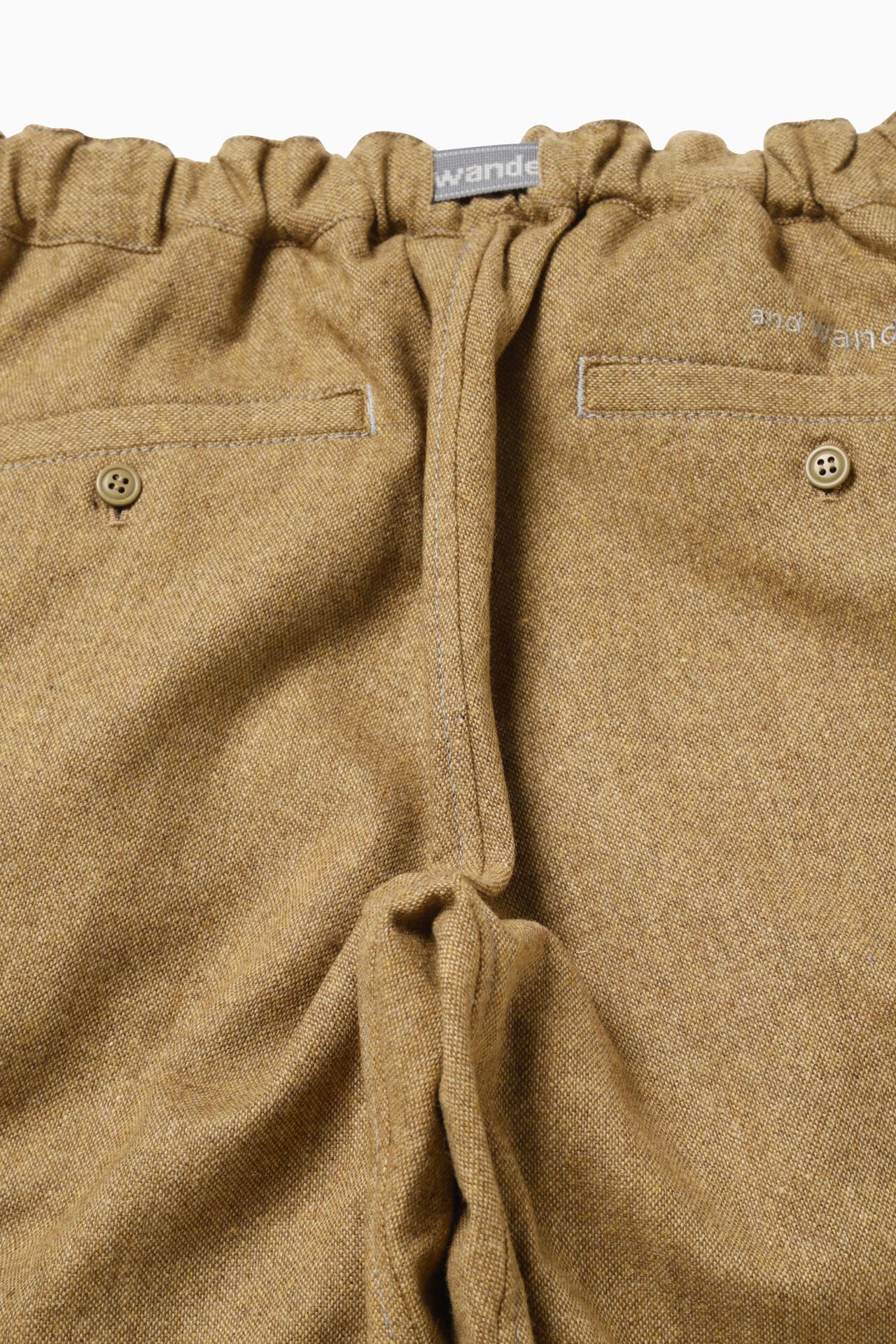 REWOOL tweed wide pants | bottoms | and wander ONLINE STORE