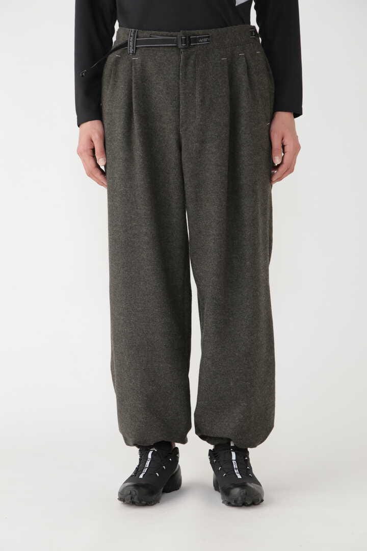 REWOOL tweed wide pants | bottoms | and wander ONLINE STORE
