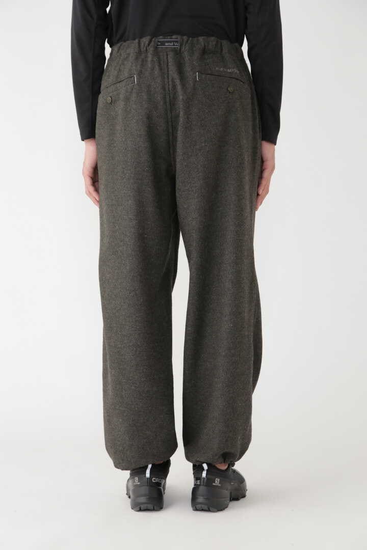 REWOOL tweed wide pants