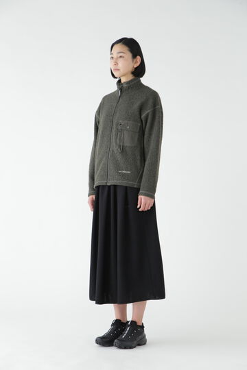 【先行予約 10月下旬入荷予定】REWOOL tweed skirt
