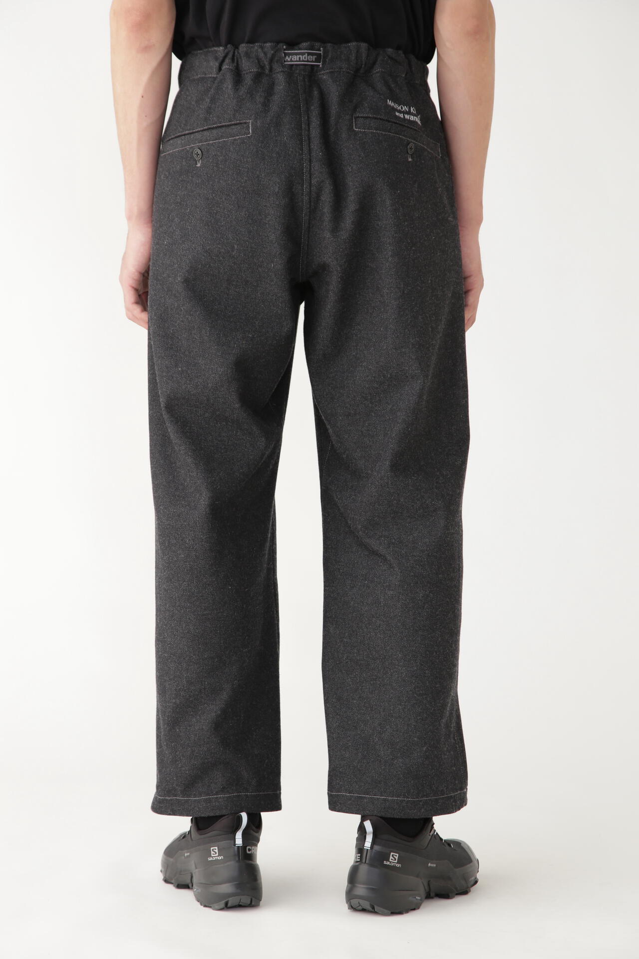 MAISON KITSUNÉ × and wander cotton wool pants