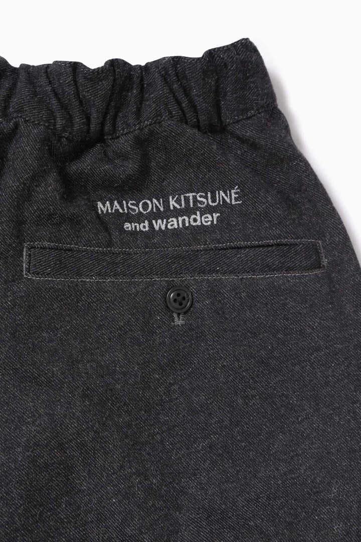 MAISON KITSUNÉ × and wander cotton wool pants