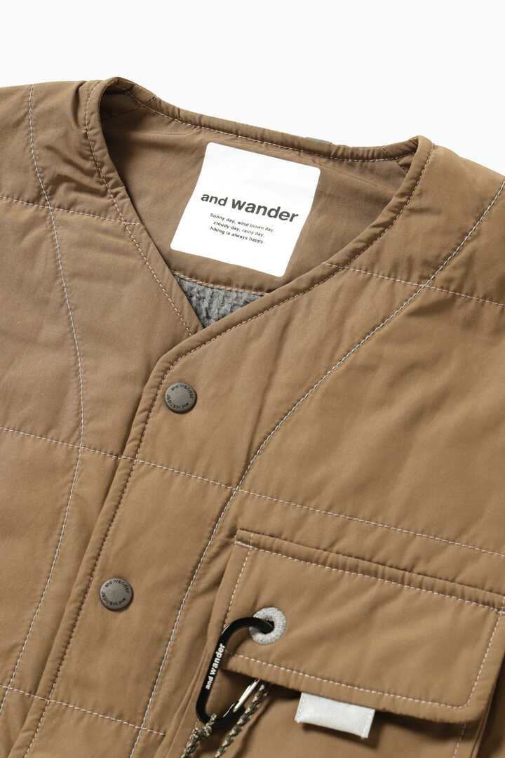 T/C alpha collarless shirt jacket | shirts | and wander ONLINE STORE 