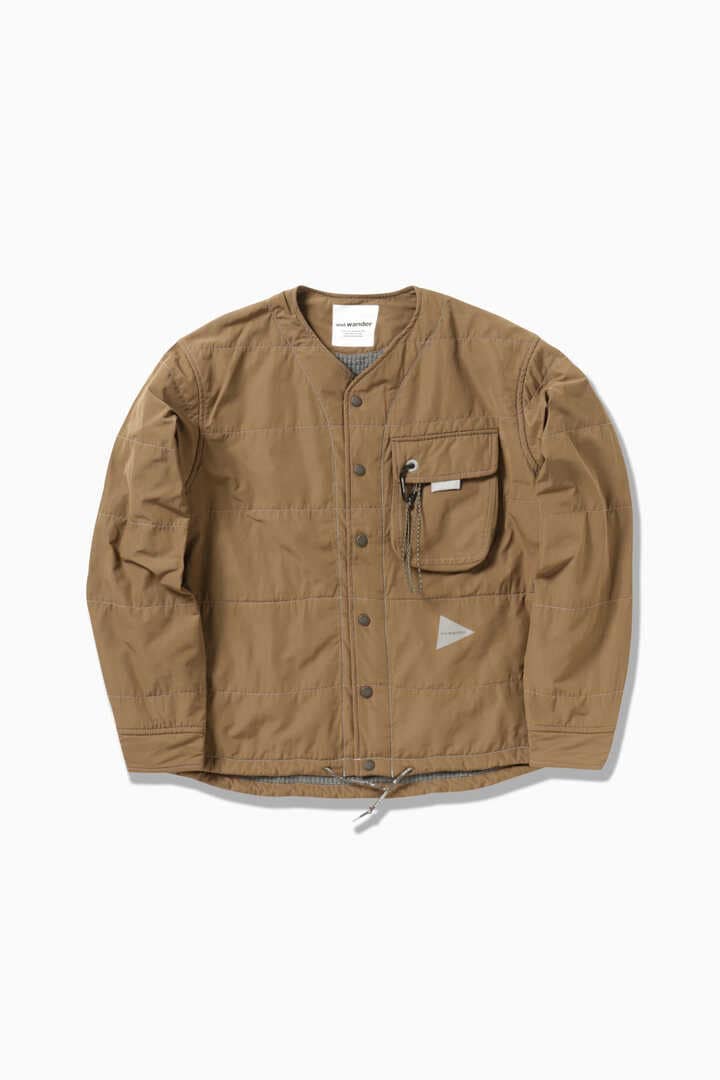 T/C alpha collarless shirt jacket | shirts | and wander ONLINE STORE