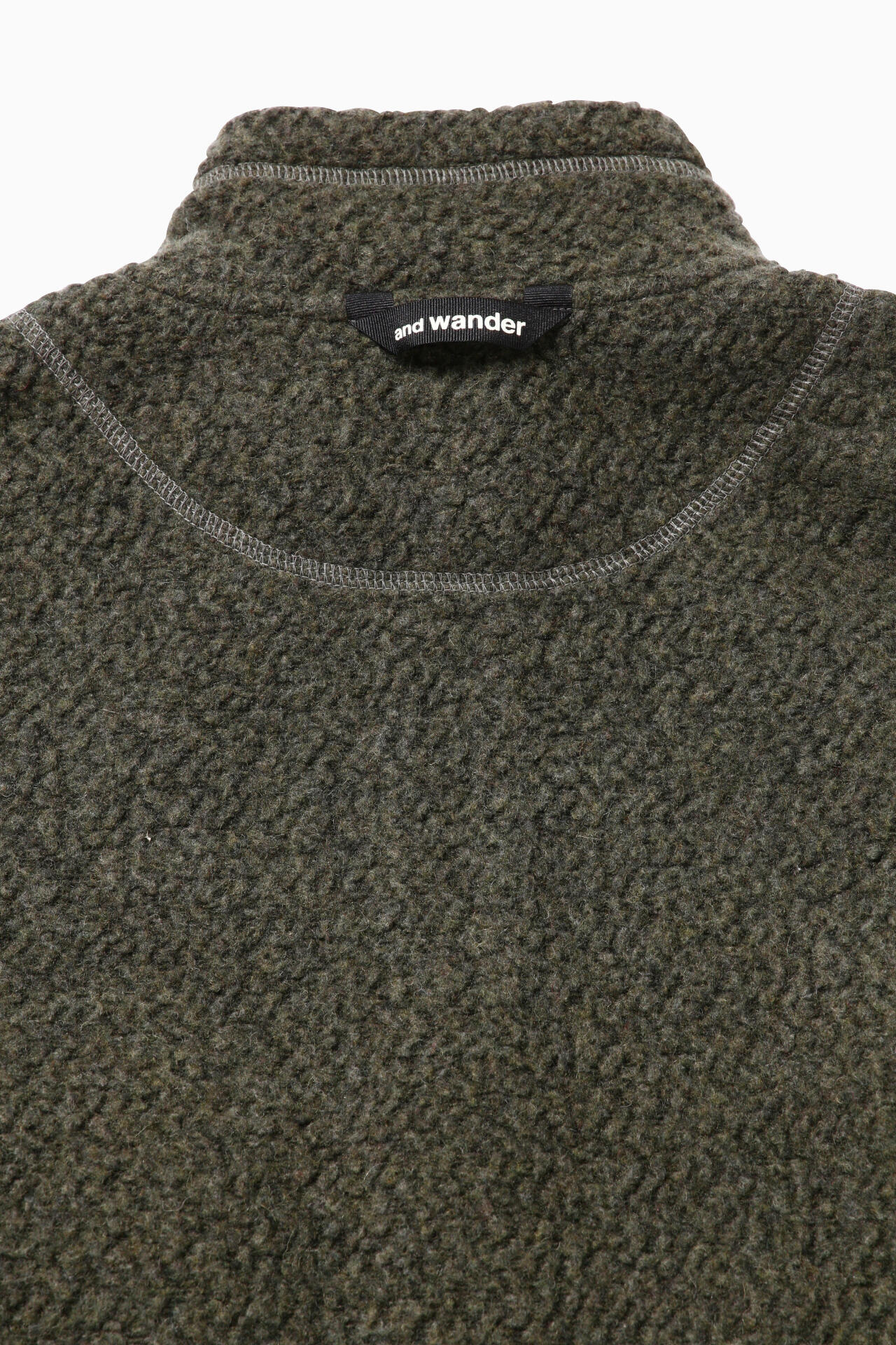 re wool JQ stand zip | cut_knit | and wander ONLINE STORE