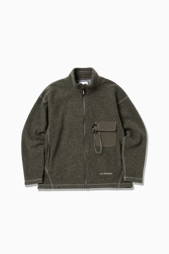 re wool JQ stand zip | cut_knit | and wander ONLINE STORE