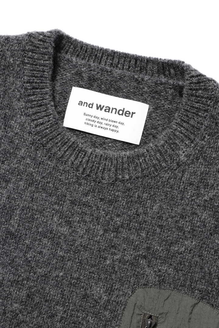 Shetland wool sweater | cut_knit | and wander ONLINE STORE