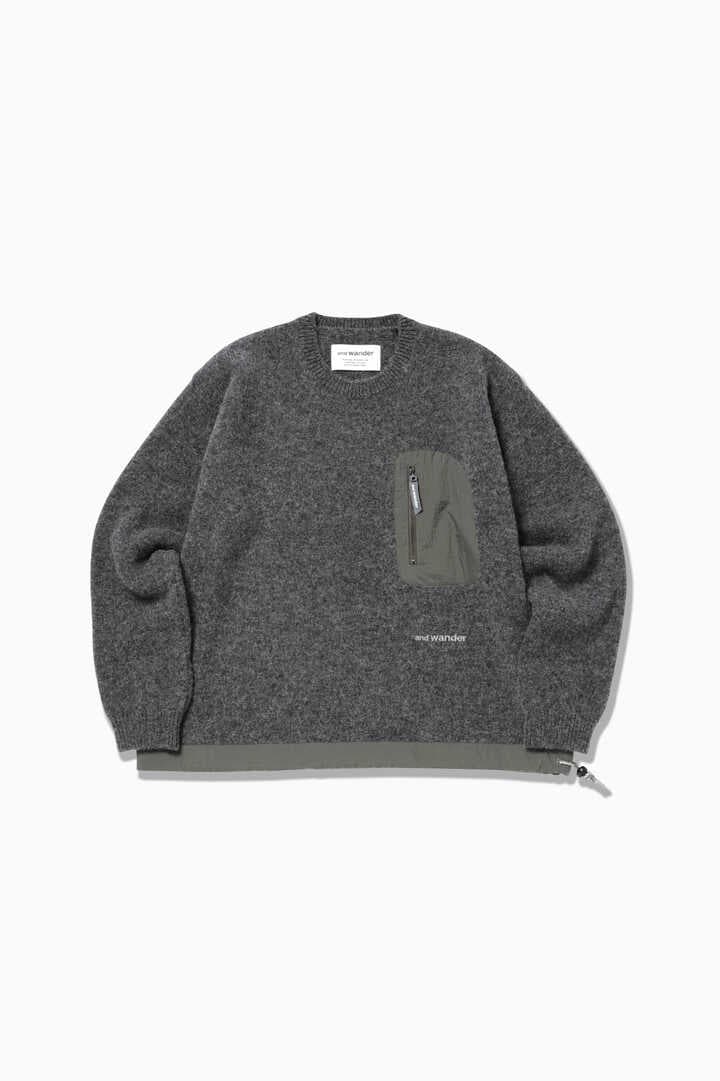 Shetland wool sweater | cut_knit | and wander ONLINE STORE