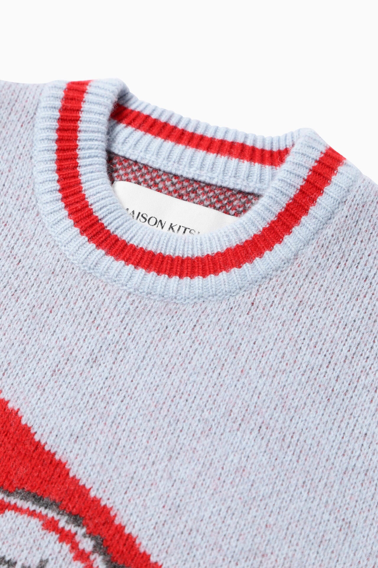 MAISON KITSUNÉ × and wander knit pullover | cut_knit | and wander 