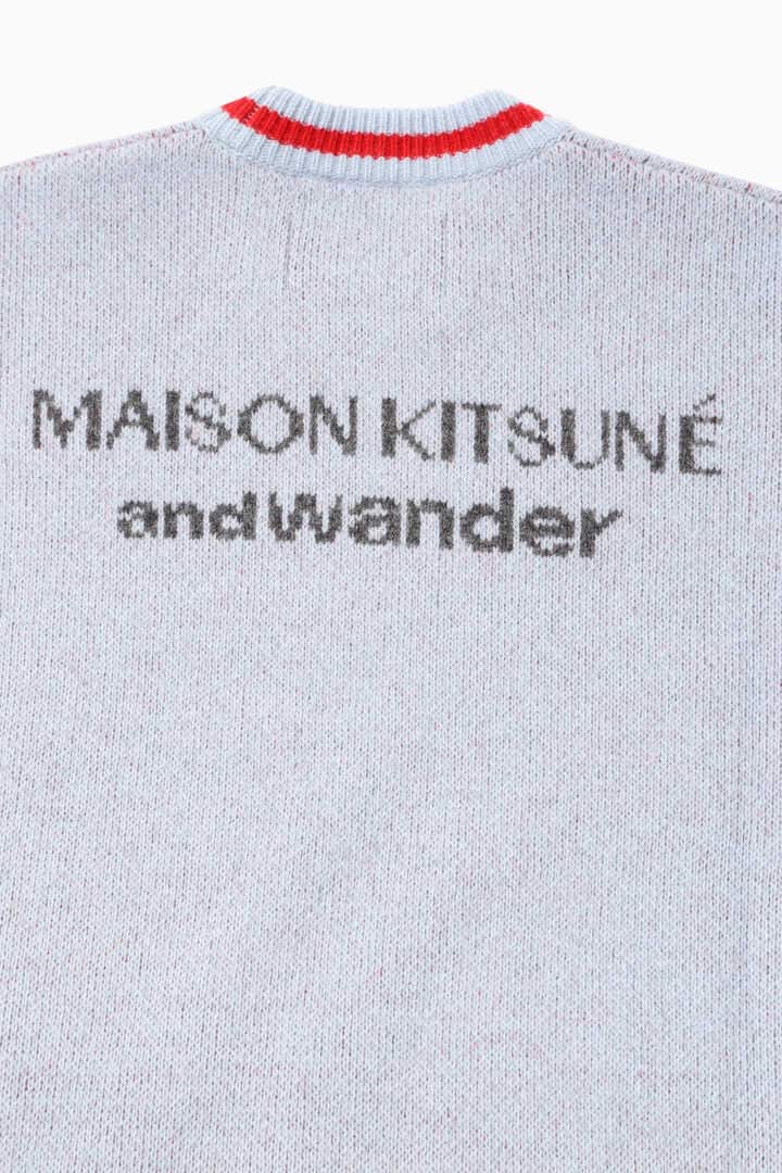 MAISON KITSUNÉ × and wander knit pullover | cut_knit | and wander 