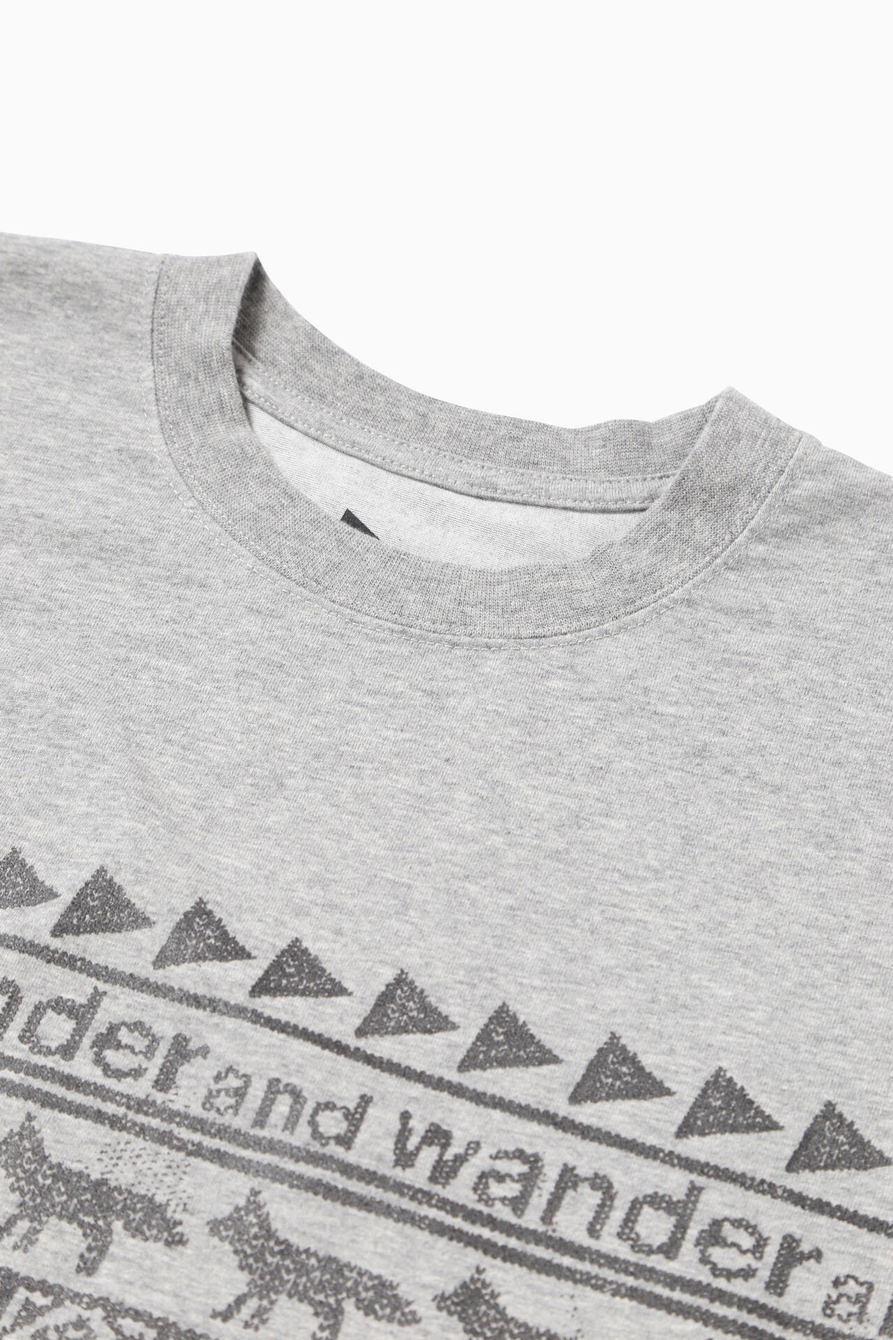 MAISON KITSUNÉ × and wander nordic border dry cotton T