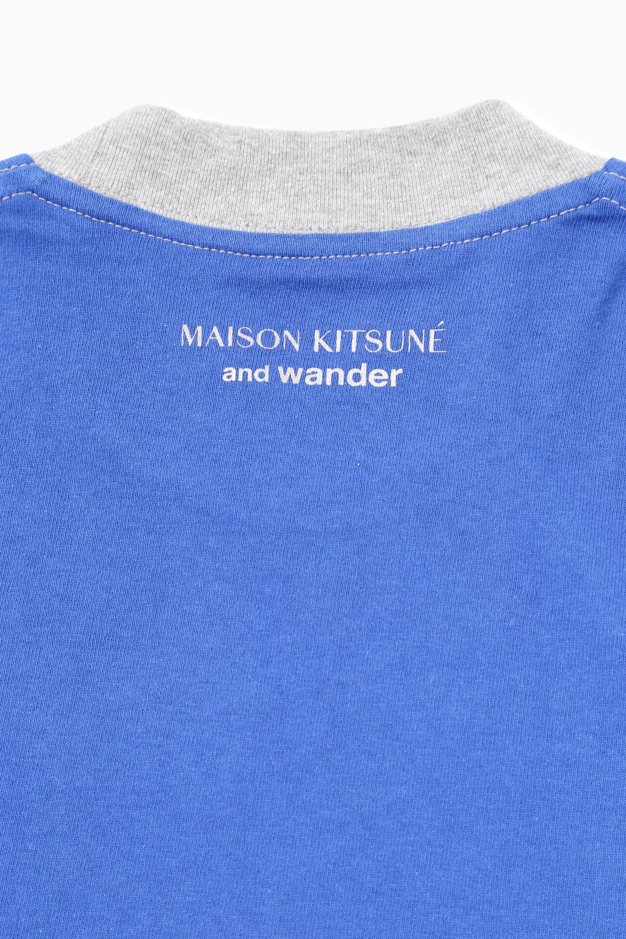 MAISON KITSUNÉ × and wander RINGER cotton T