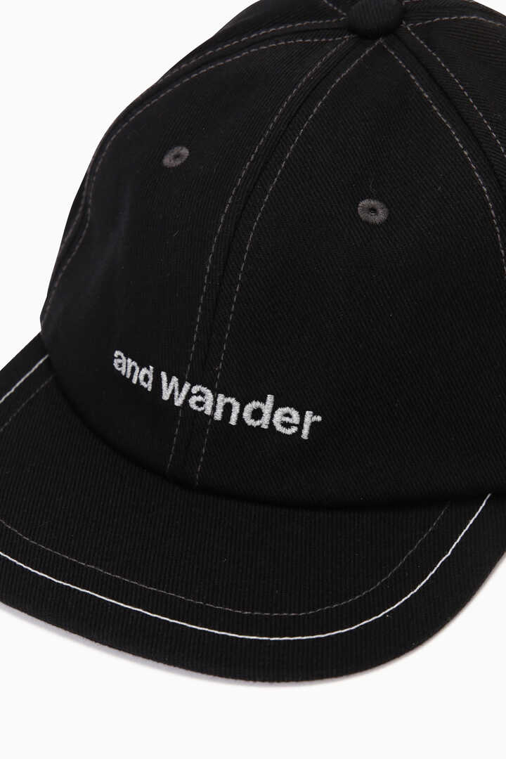 キャップand wander/アンドワンダー cotton twill cap キャップ