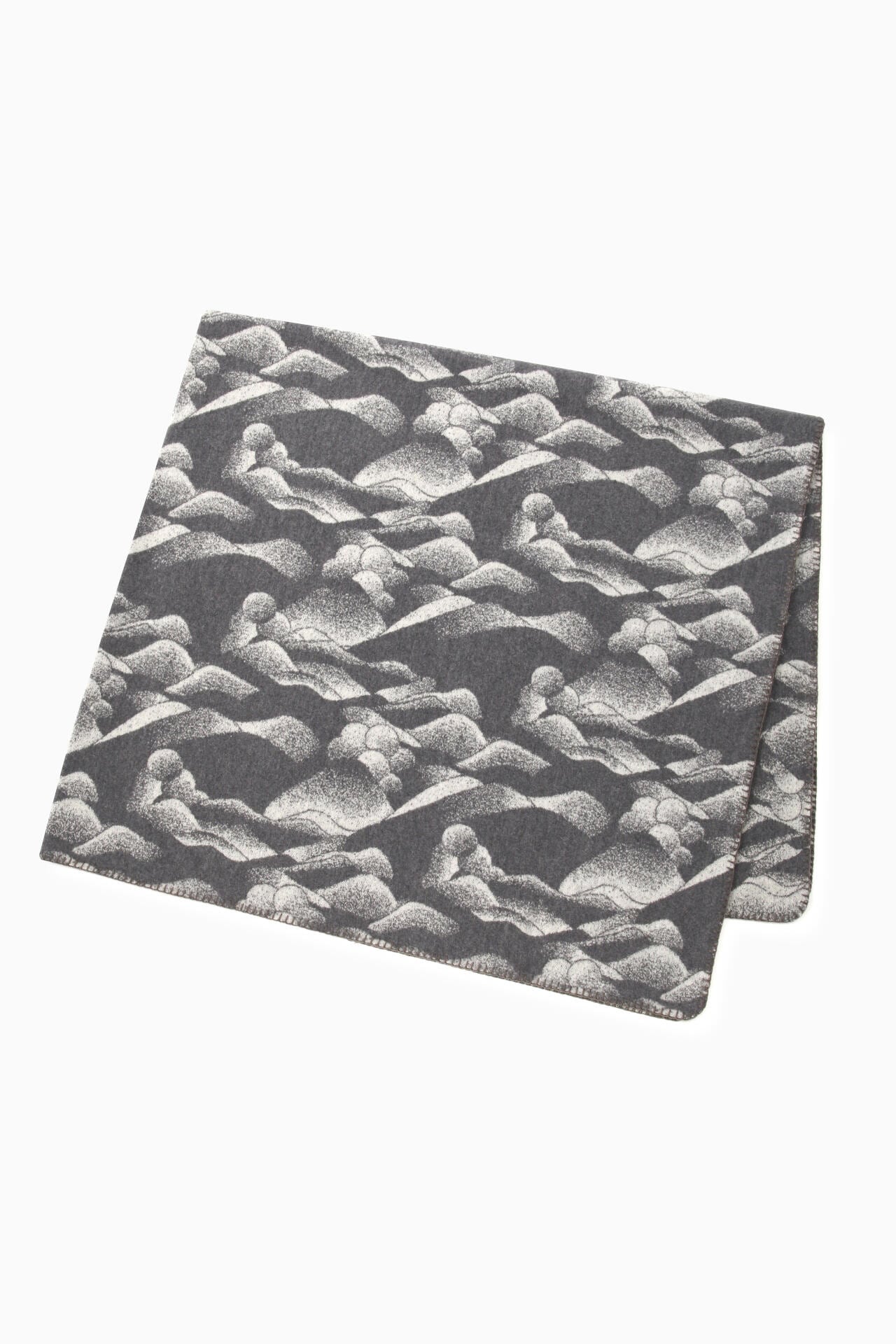 mountain camo wool blanket large