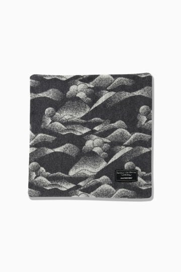 mountain camo wool blanket cushion cover
