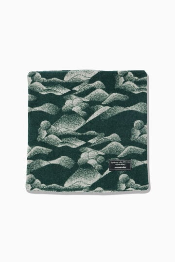 mountain camo wool blanket cushion cover