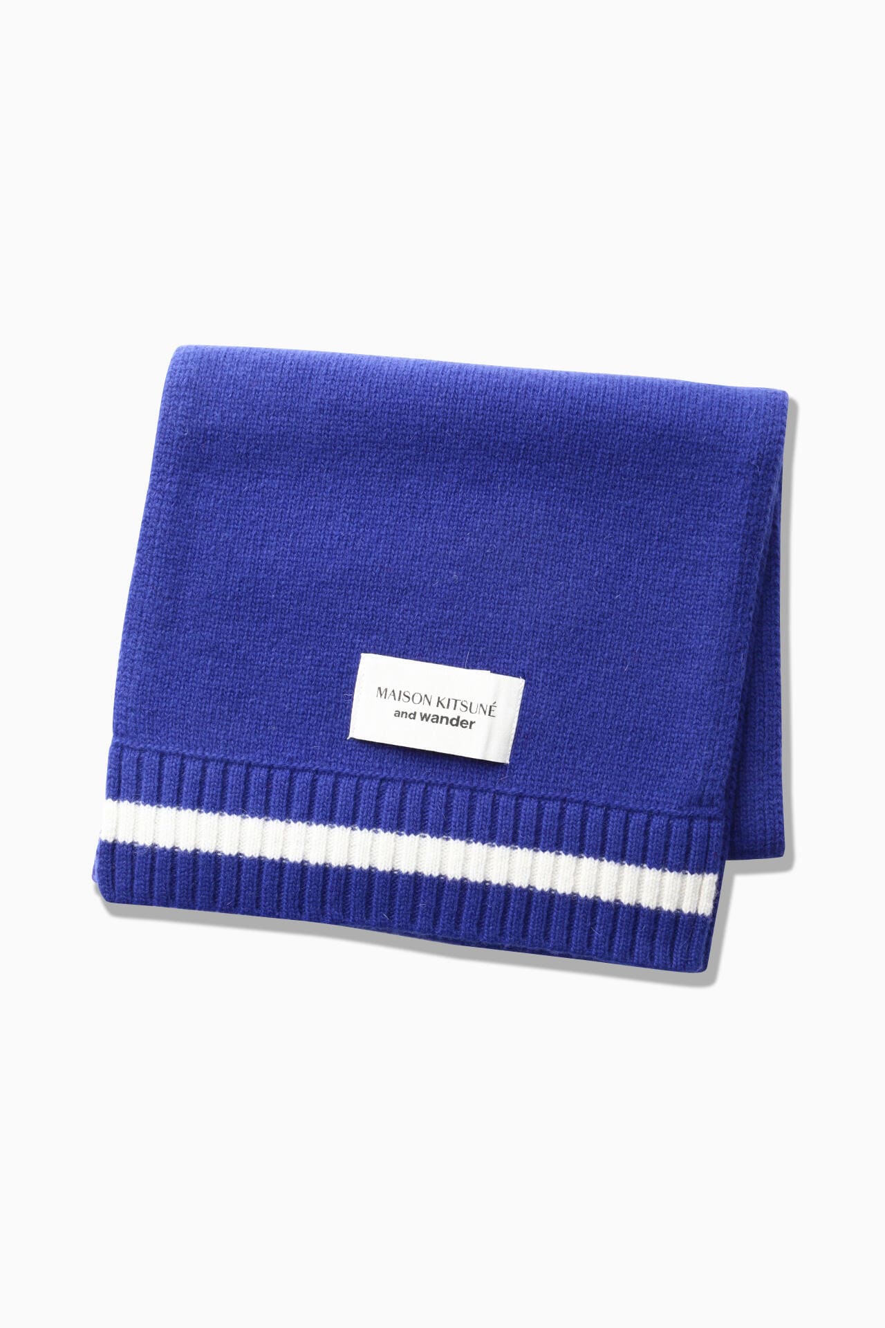 MAISON KITSUNÉ × and wander knit stole | goods | and wander ONLINE ...