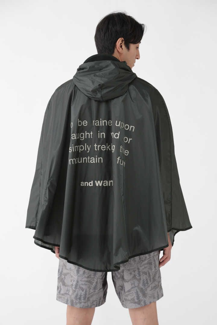 sil poncho | outerwear | and wander ONLINE STORE