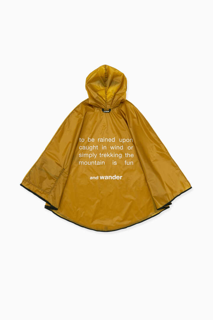 sil poncho | outerwear | and wander ONLINE STORE