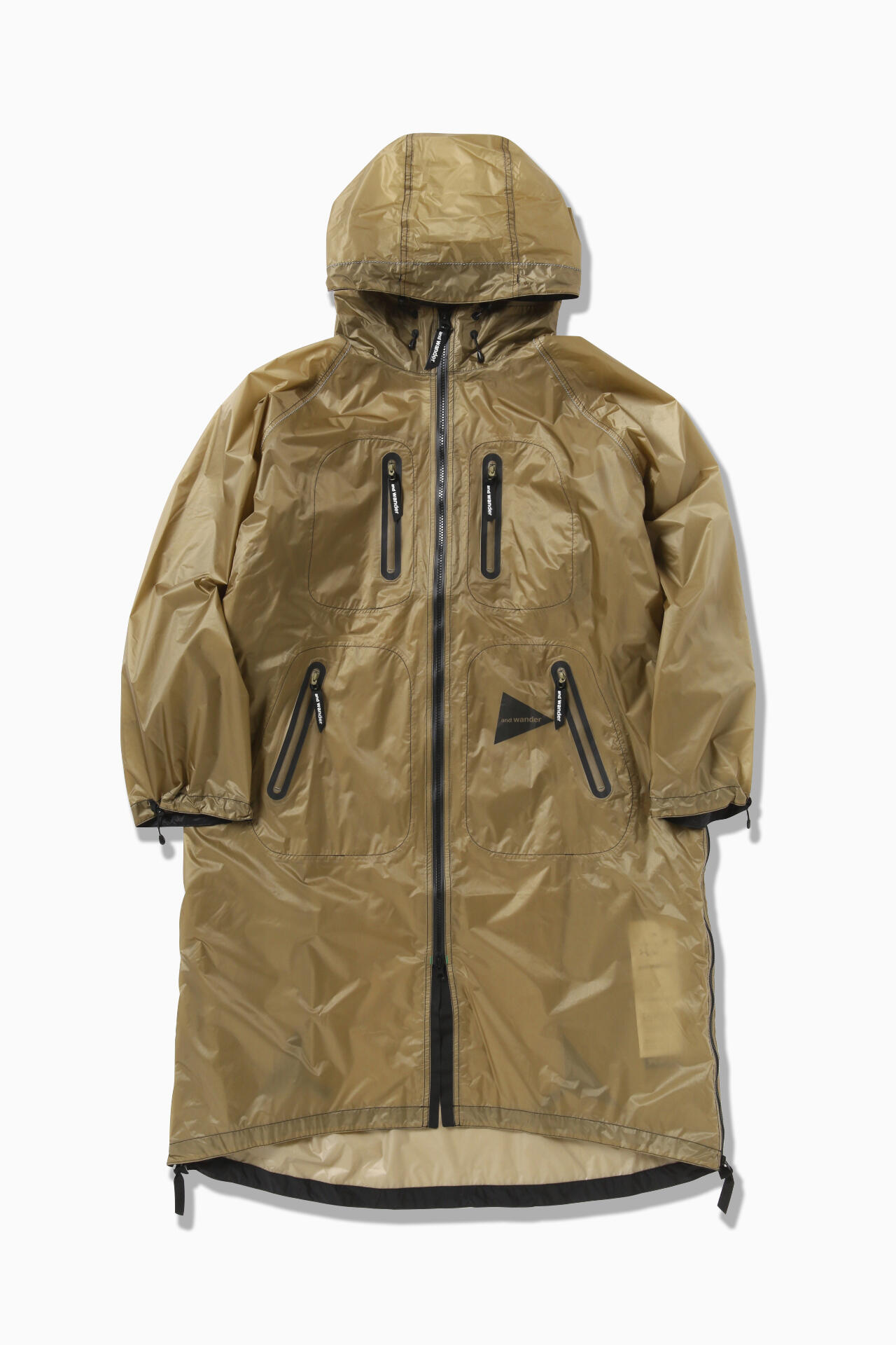 flyand wander アンドワンダー　fly rain long coat