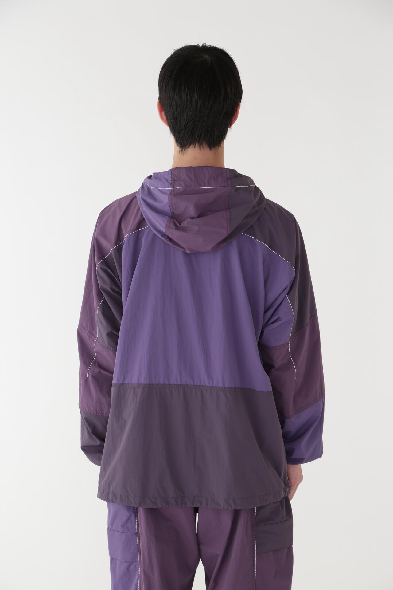 GRAMICCI × and wander PATCHWORK WIND HOODIE | outerwear | and 