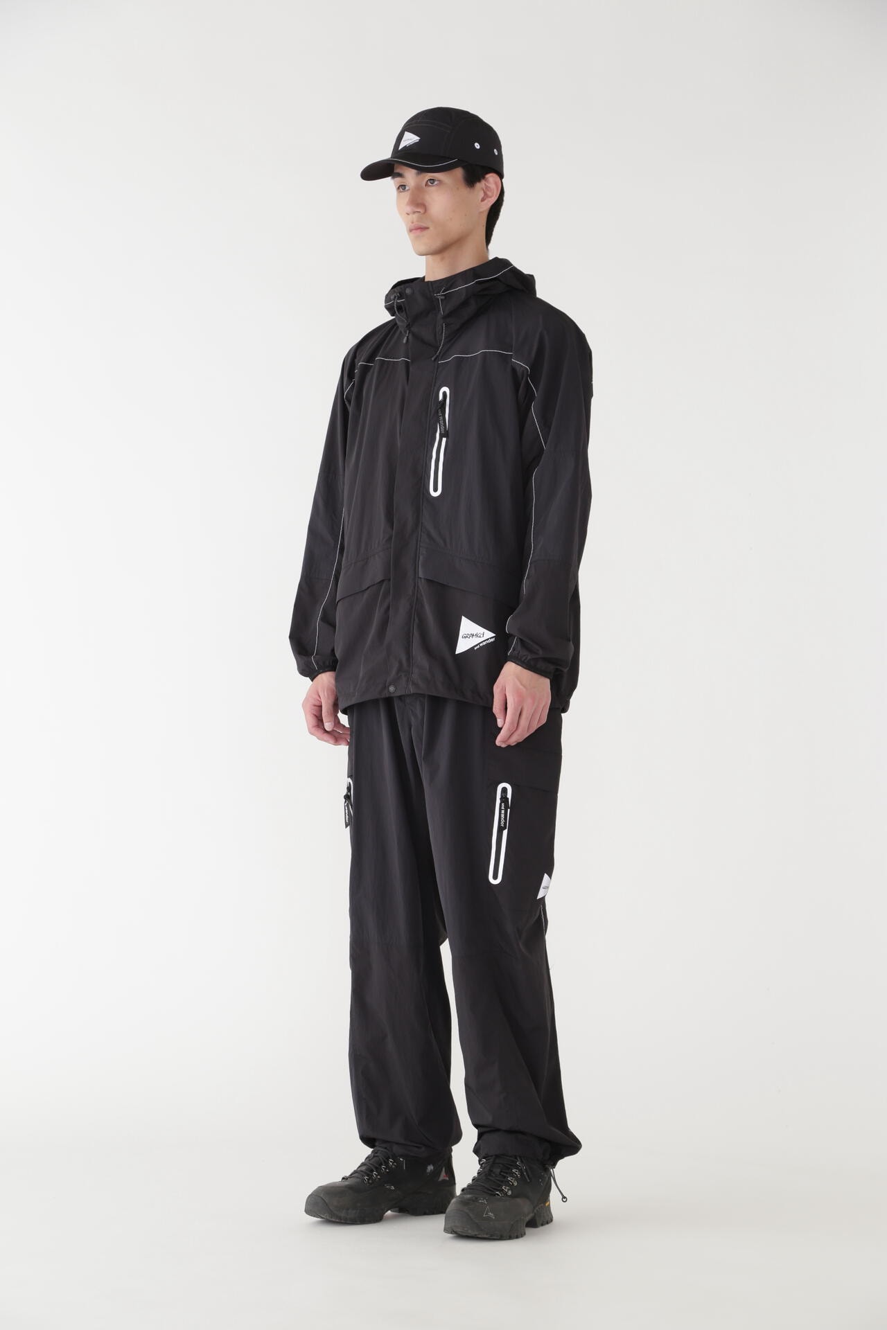 GRAMICCI × and wander PATCHWORK WIND PANT