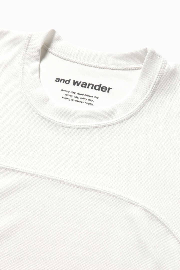 power dry jersey LS T (W) | cut_knit | and wander ONLINE STORE