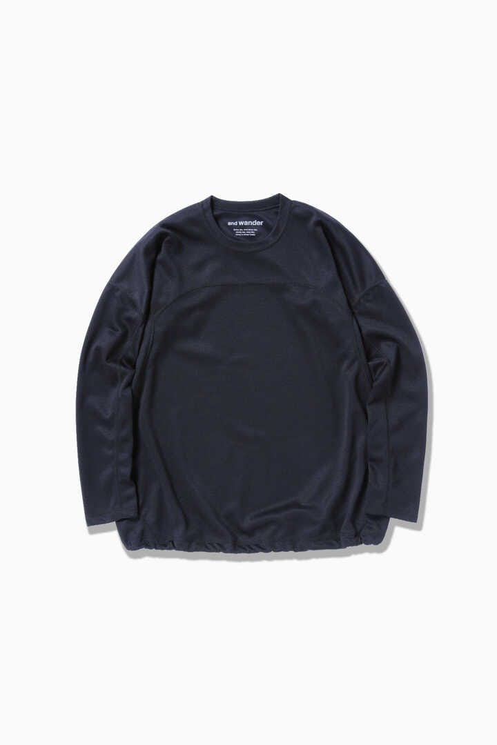 power dry jersey LS T (W) | cut_knit | and wander ONLINE STORE