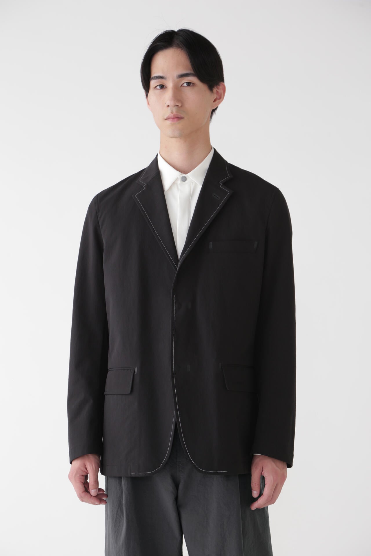 plain tailored stretch jacket (M) | outerwear | and wander ONLINE 