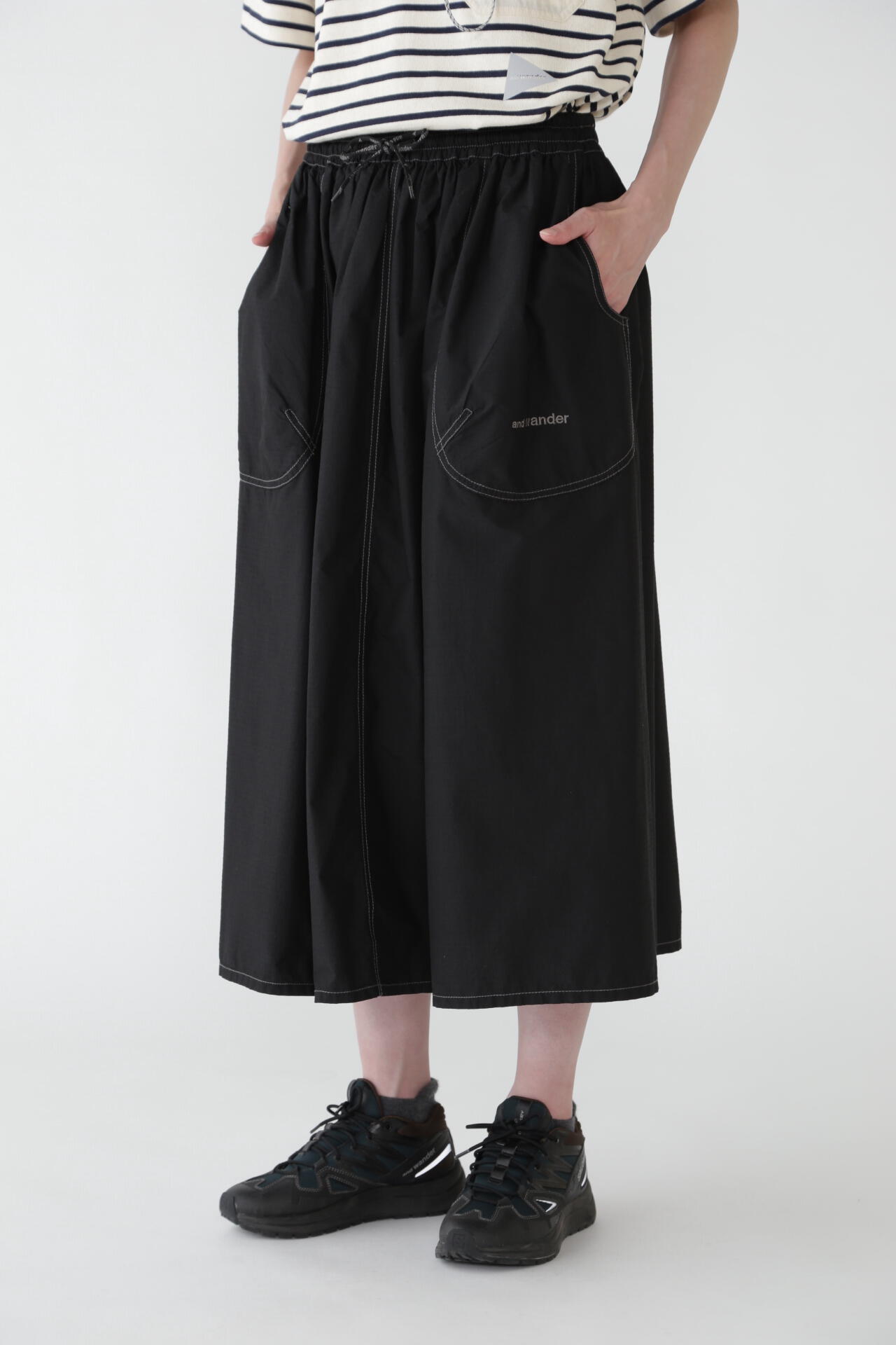 CORDURA cotton rip skirt (W) | bottoms | and wander ONLINE STORE