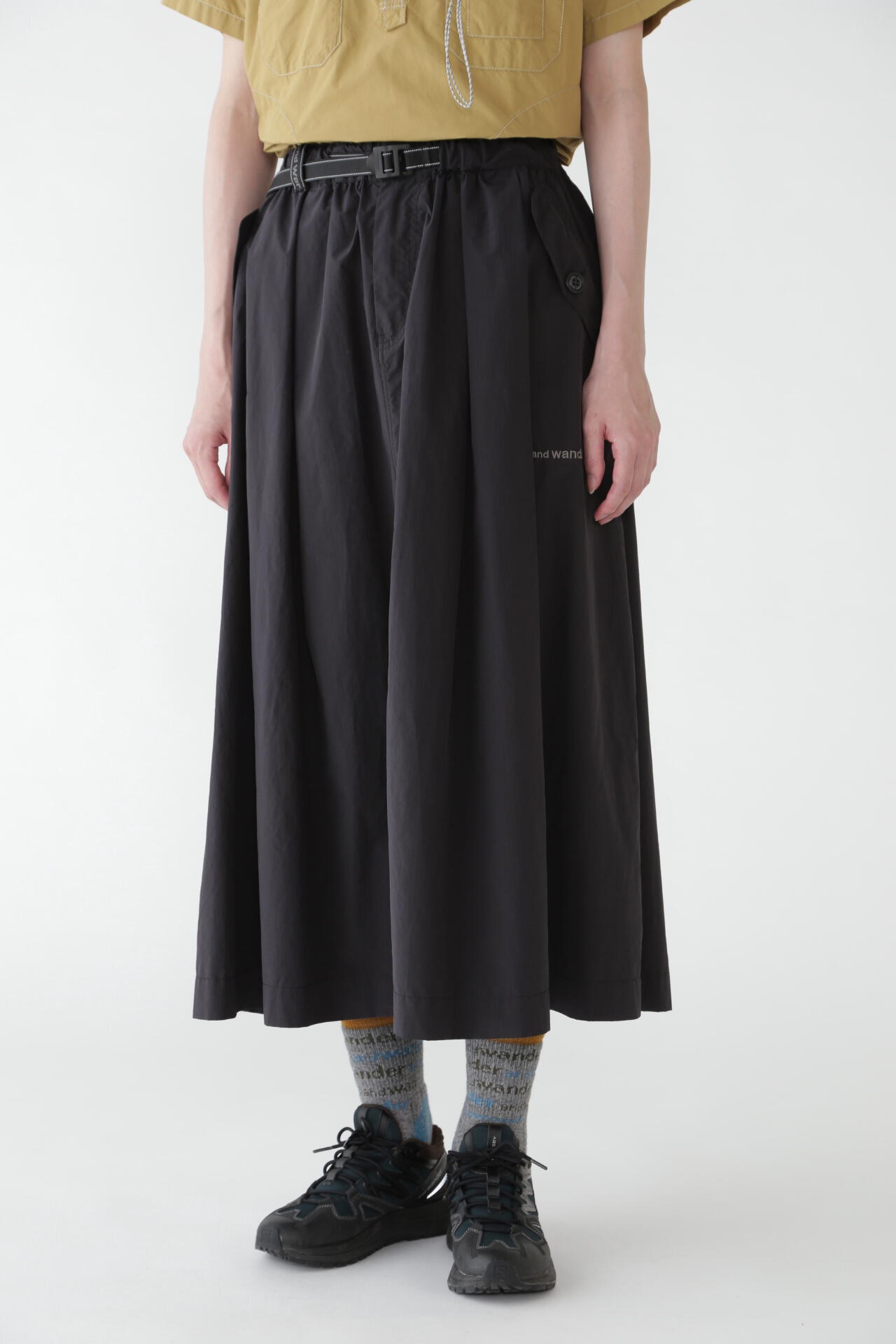 oversized cargo skirt (W) | bottoms | and wander ONLINE STORE