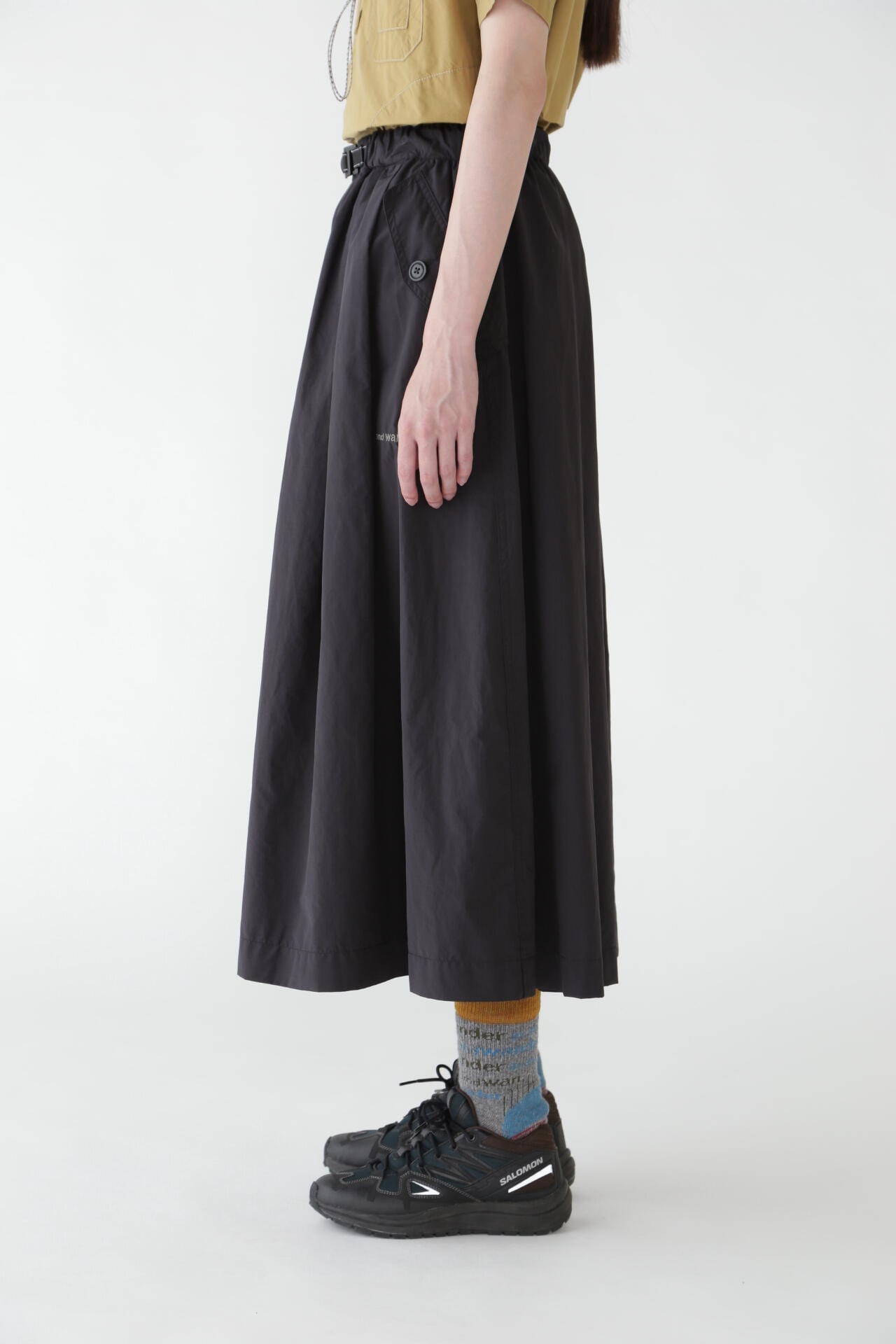 oversized cargo skirt (W) | bottoms | and wander ONLINE STORE