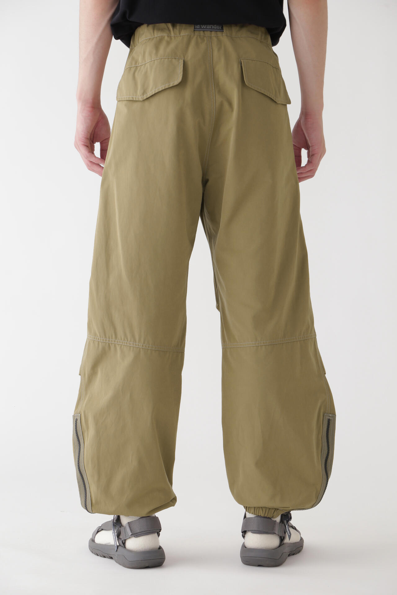 side zip hem pants