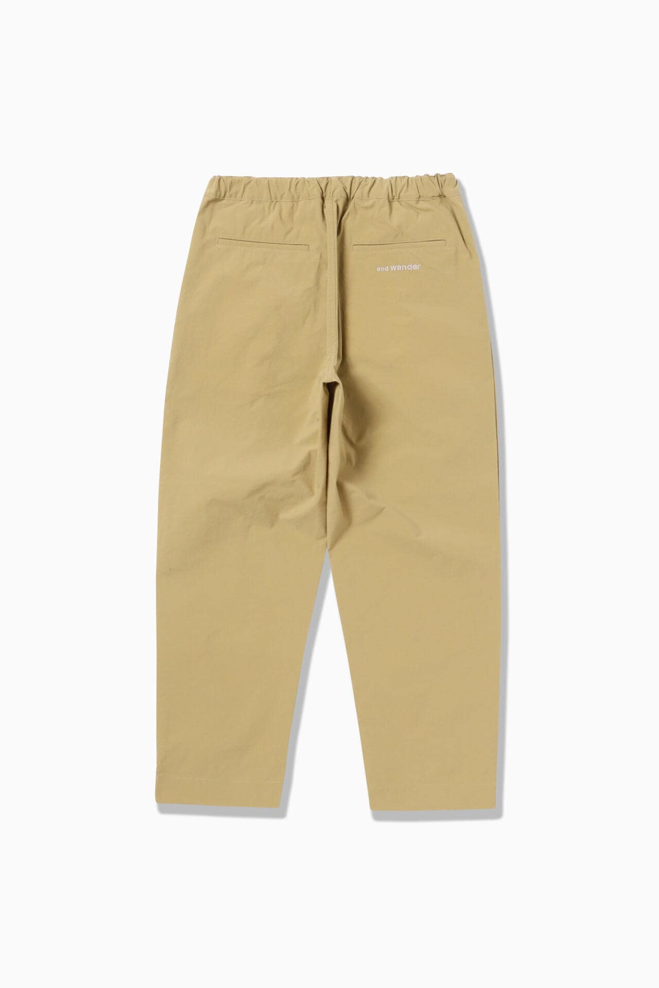 nylon chino tuck tapered pants | bottoms | and wander ONLINE STORE